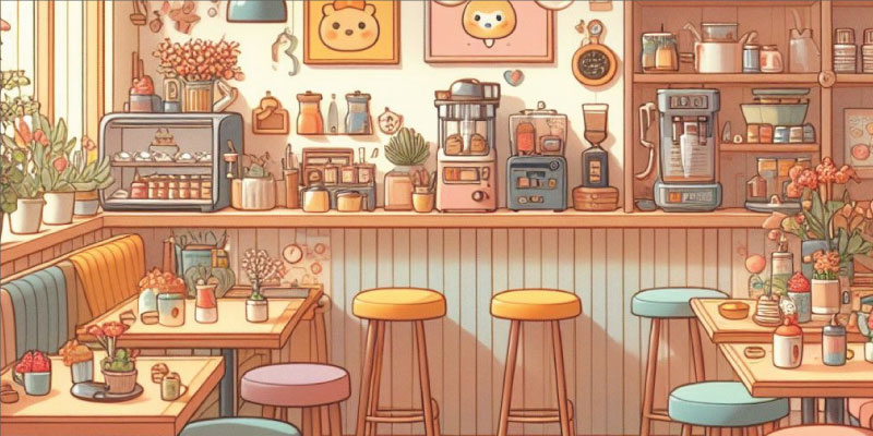 WobWobRob- Café Cozy - Wholesome Shop Music Pack Artwork